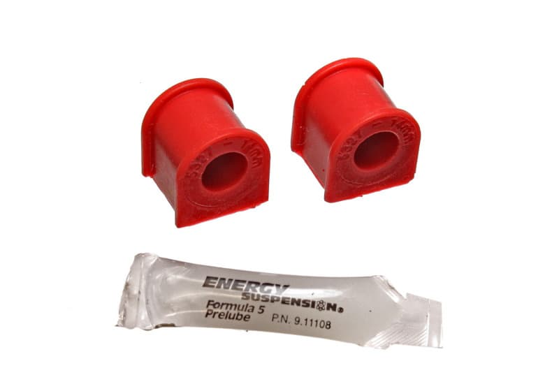 Energy Suspension Sway Bar Bushings Red Hyper-Flex Polyurethane - Image 3