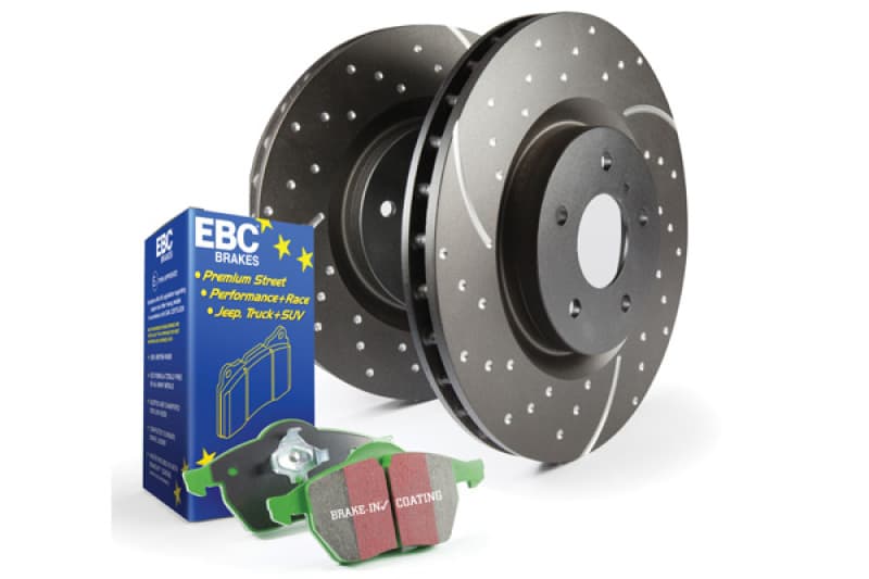 EBC GD Sport Rotor Set for Rear Axle Thermic Black Anti-Corrosion Coating