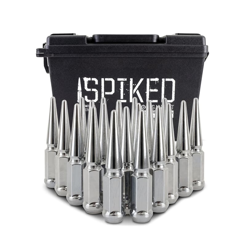 Mishimoto Steel Spiked Lug Nuts M12x1.5 4-Inch Spike 60-Degree Tapered Seat - Image 5