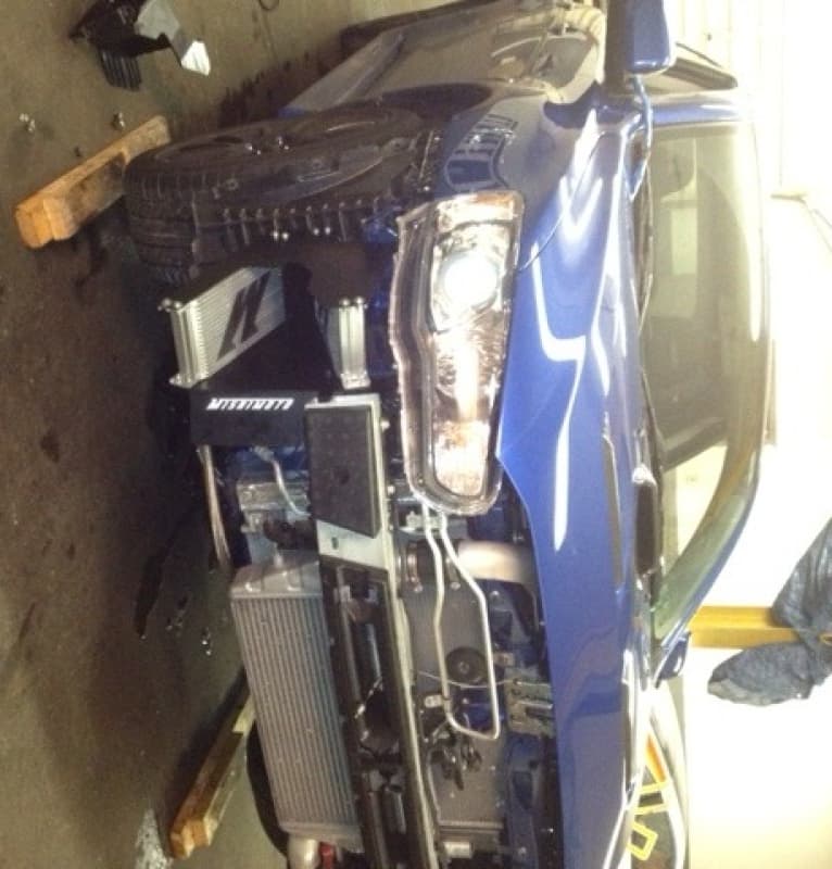 Mishimoto Oil Cooler Kit for Mitsubishi Evo X 2008-2015 Dual V-Mounted - Image 4