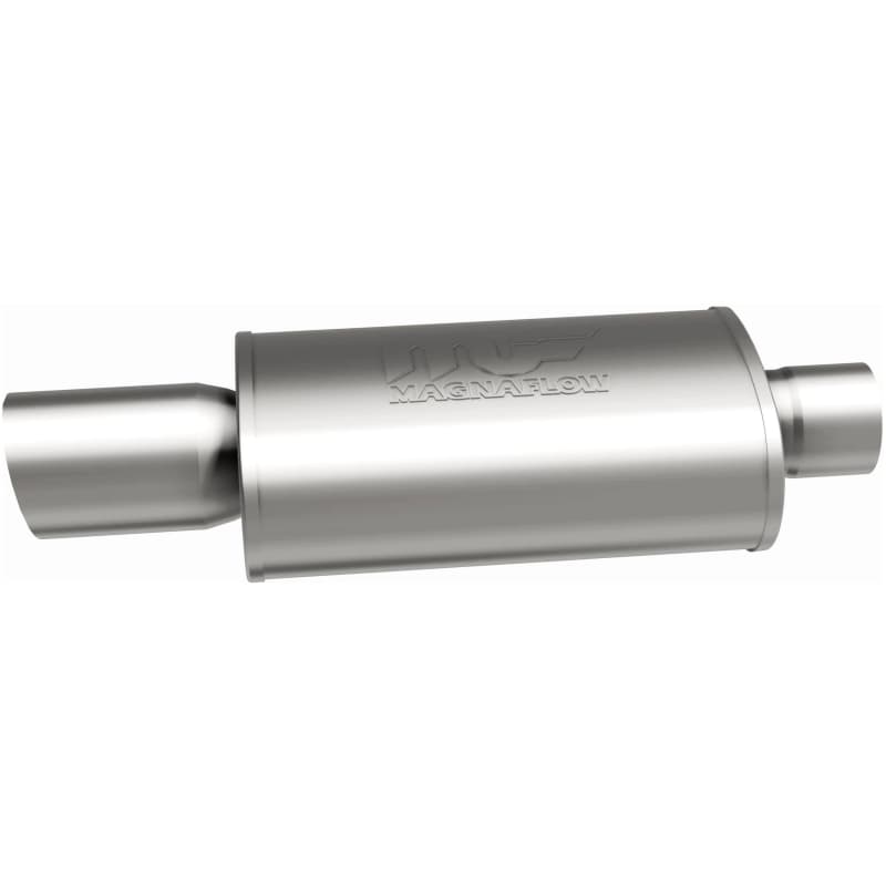 Magnaflow Stainless Steel Straight-Through Muffler with Welded Tip - Image 3