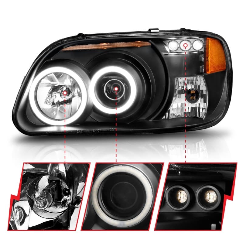 ANZO LED Projector Headlights for Chevy C6 6-Piston 355mm - Image 4