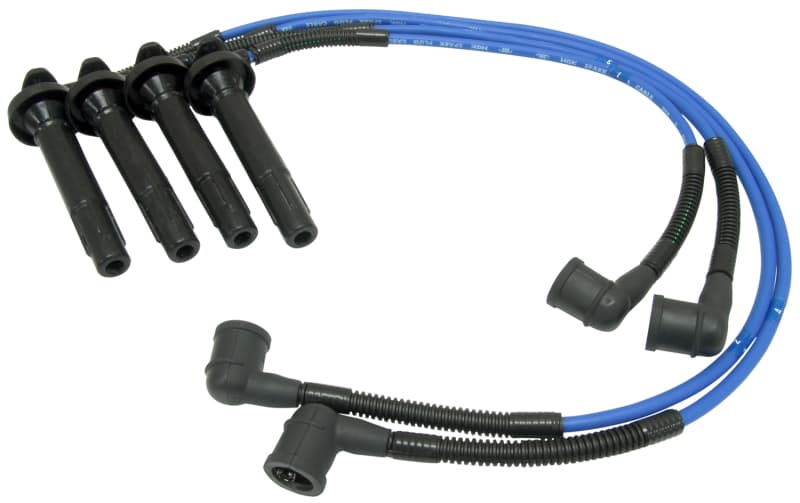 NGK Spark Plug Wire Set 55004 Ultra-Low Resistance Silicone Jacket