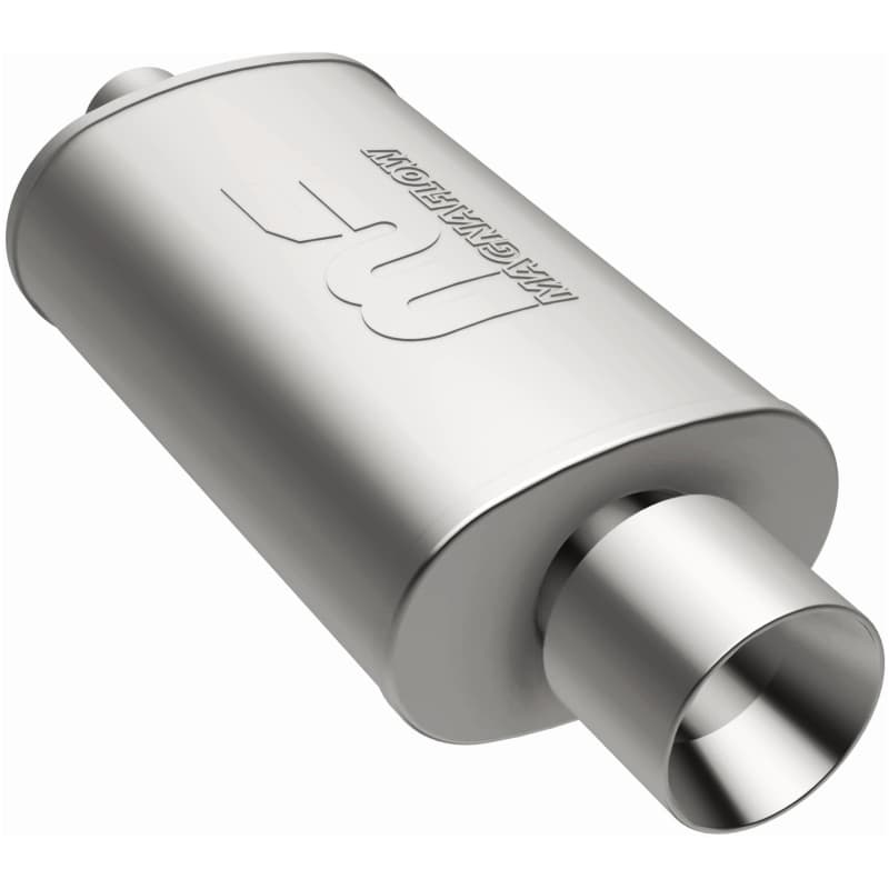 Magnaflow Stainless Steel Straight-Through Muffler with Welded Tip - Image 3