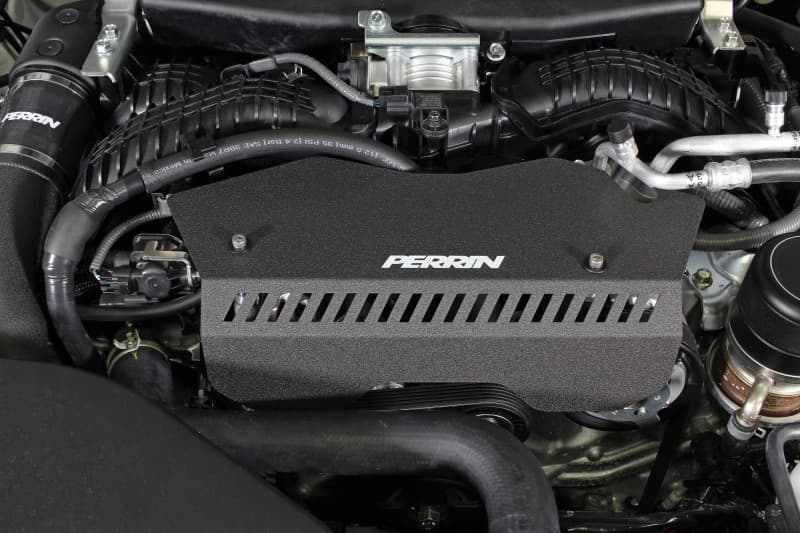 Perrin Performance Pulley Cover for 22-25 Subaru WRX Black Tall - Image 4