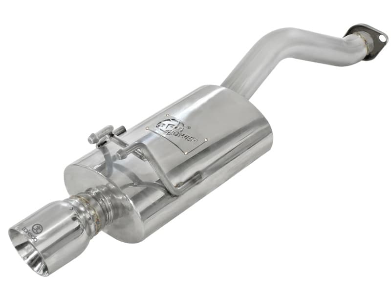 aFe Takeda Axle Back Exhaust System for Chevy C6 Dual Mufflers OE Flange