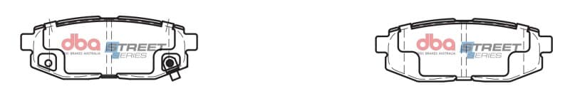 DBA Street Series Brake Pads for OE-Level Performance