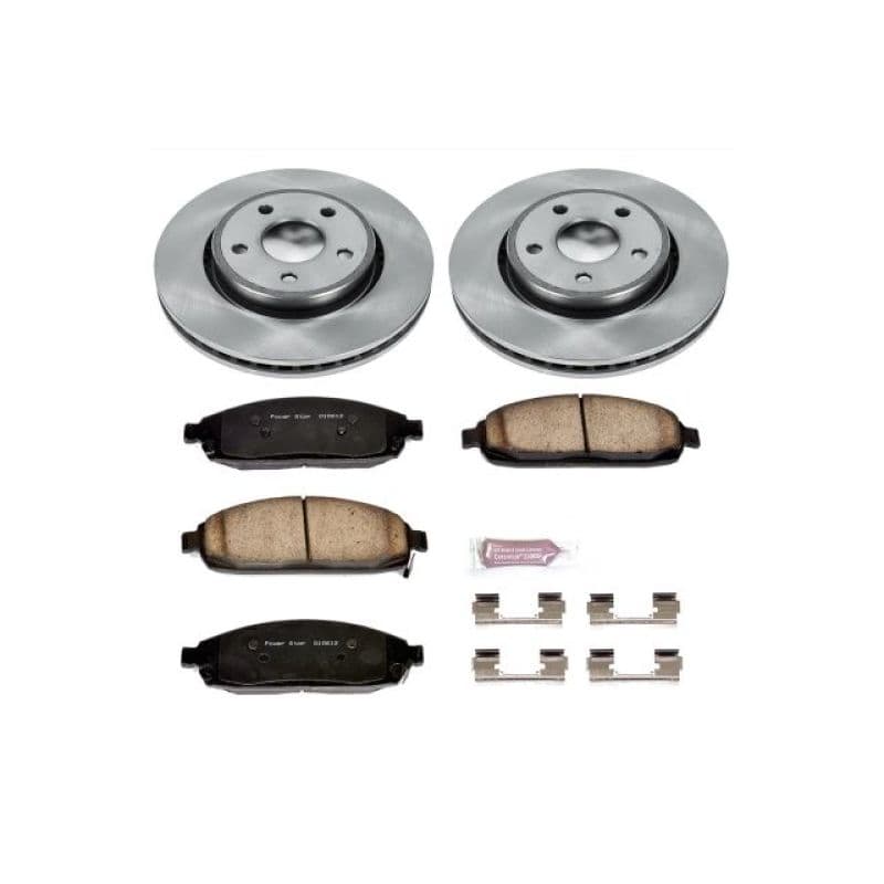 PowerStop Z17 Autospecialty Brake Kit with Ceramic Pads and Rotors