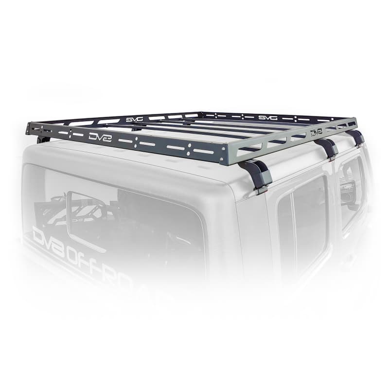 DV8 Offroad Roof Rack for Jeep JK/JL/Gladiator 1/8" Steel No-Drill Bolt-On - Image 3