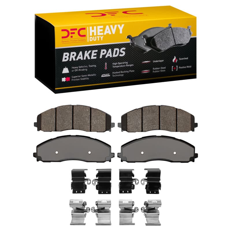 DFC Semi-Metal Heavy Duty Brake Pads for Extreme Braking Environments