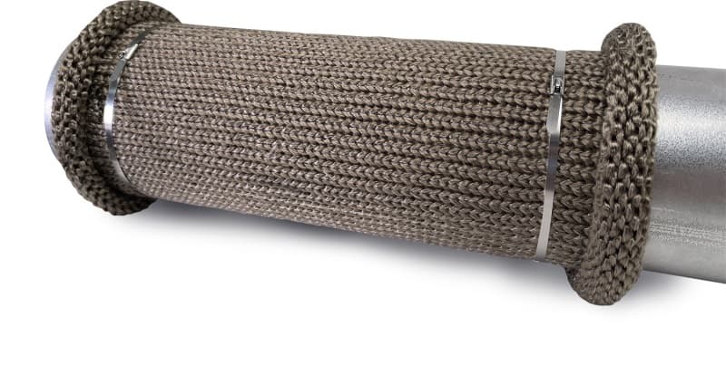 DEI Titanium Exhaust Wrap 12in for 4in Tube High-Temp 1800°F Expandable Sleeve - Image 5