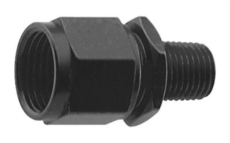 Fragola -6AN Female Swivel to 3/8 NPT Adapter Black