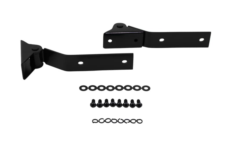 Kentrol Tailgate Hinge Pair for 87-95 Jeep Wrangler YJ Powdercoat Black
