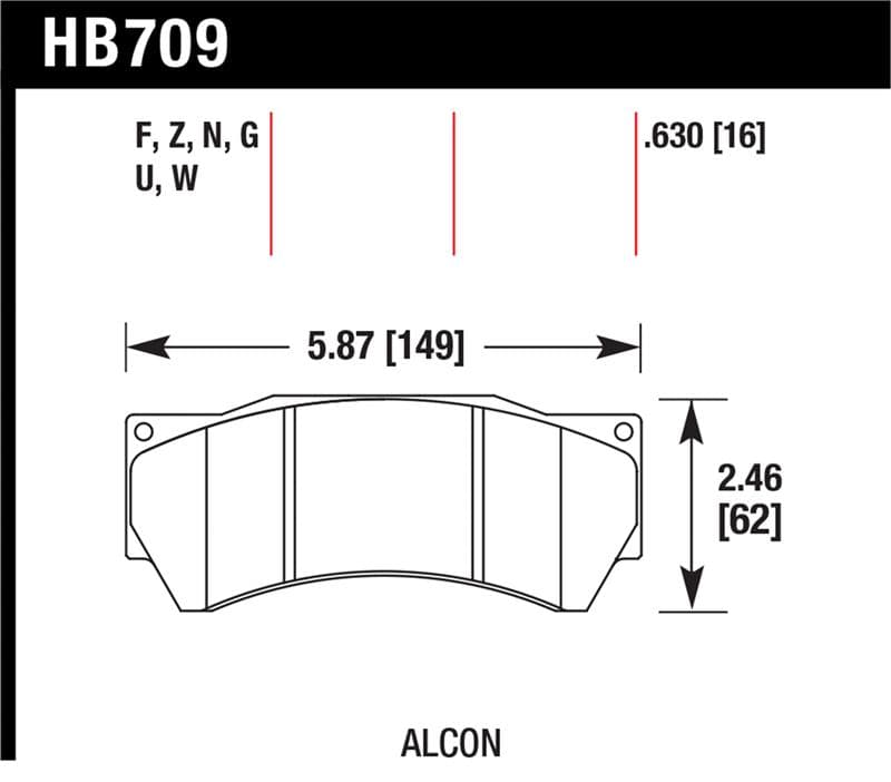 Hawk Performance HPS Brake Pad Set for Street Vehicles High Friction Compound