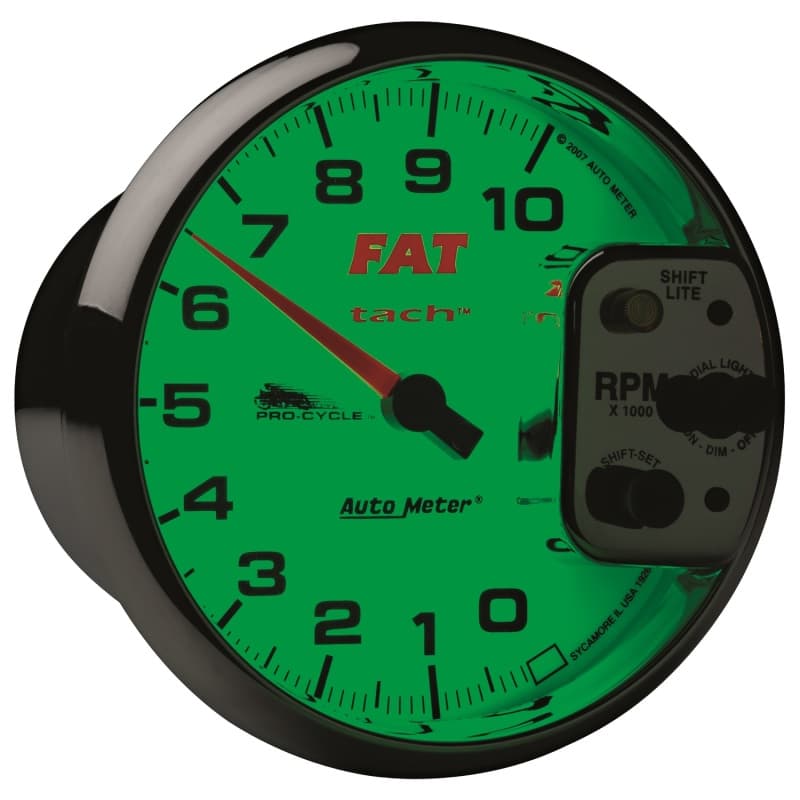 AutoMeter Pro-Cycle Tachometer 0-10,000 RPM Air Core Meter Movement