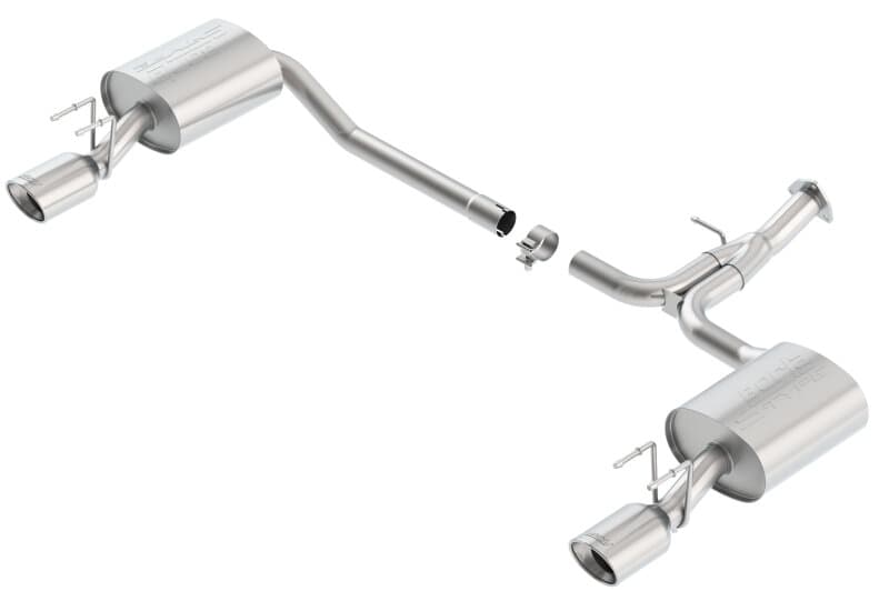Borla Axle-Back Exhaust for Honda Accord Dual Exit Stainless Steel Tips - Image 4