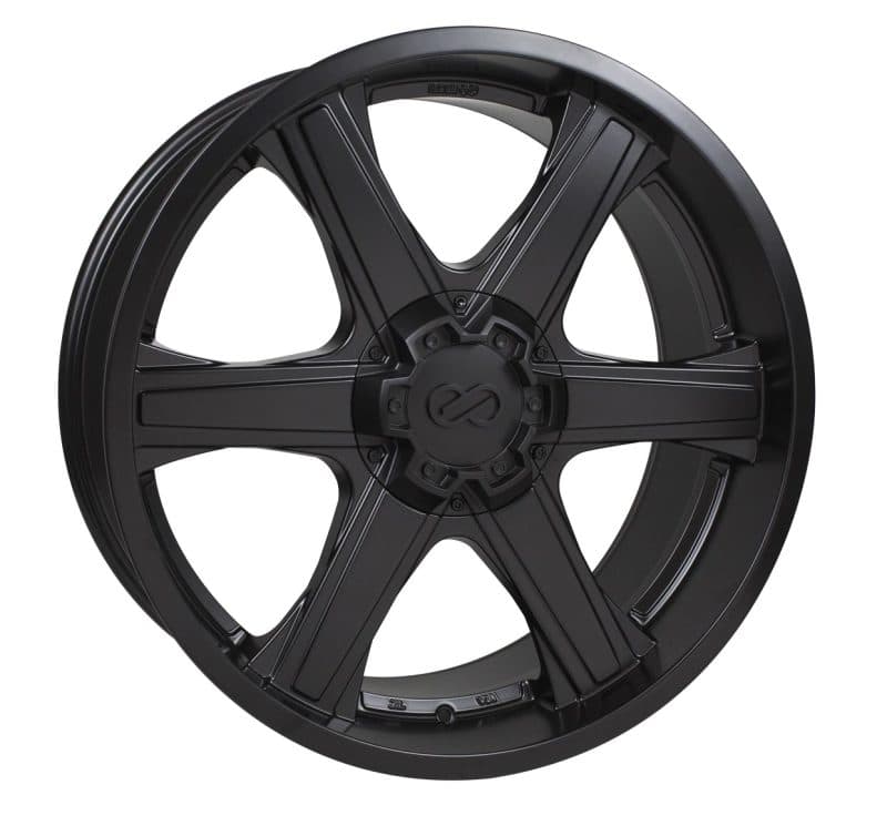 Enkei BHAWK Wheel 22x9.5 6x139.7 30mm Offset 78mm Bore Black