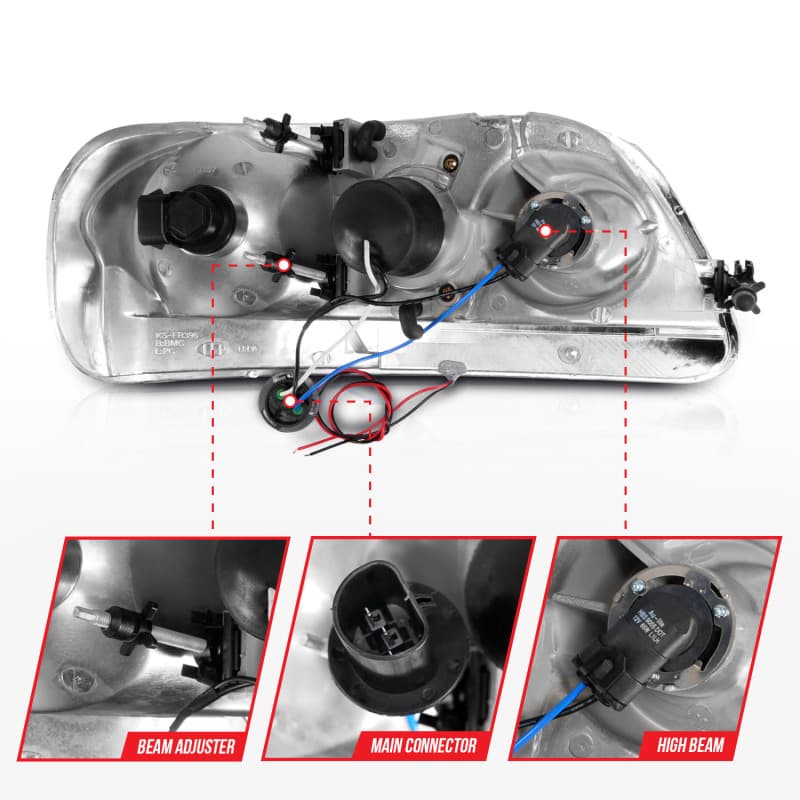 ANZO LED Projector Headlights for Chevy C6 - Image 5