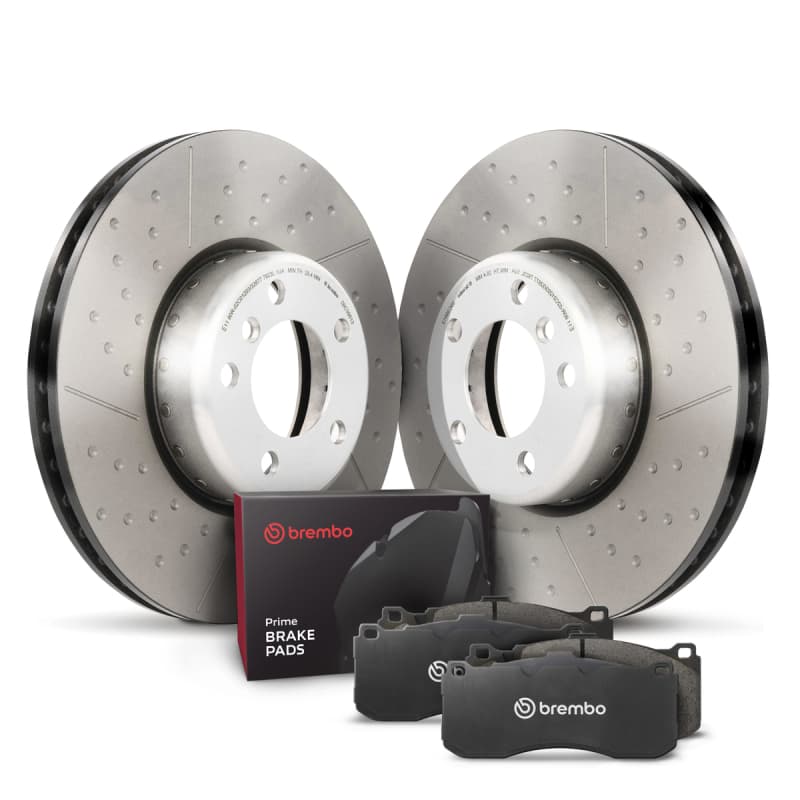 Brembo OE Brake Rotors UV Coated OE Equivalent with Hardware