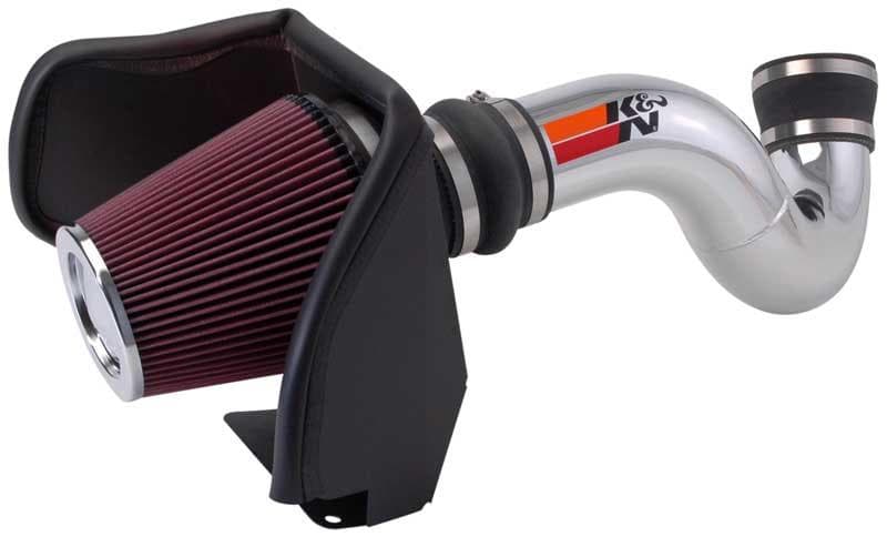 K&N Engineering Cold Air Intake for Chevy C6 Mandrel-Bent Aluminum Tube - Image 3