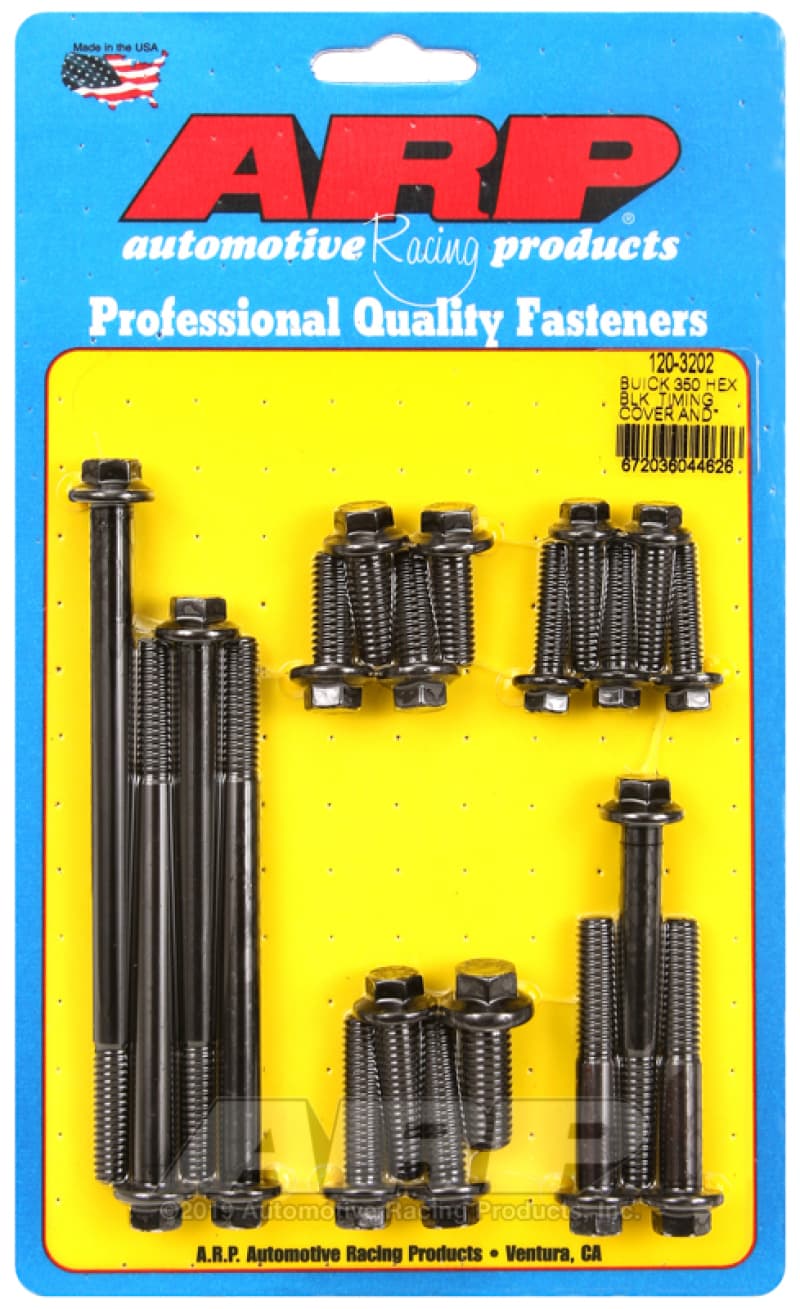 ARP Timing Cover and Water Pump Hex Bolt Kit for Buick 350 - Image 2