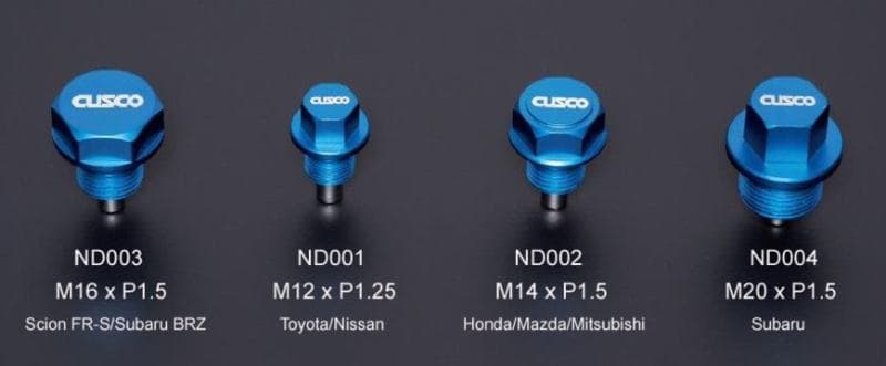 Cusco Neodymium Magnetic Drain Bolt for Honda Mazda Mitsubishi Suzuki