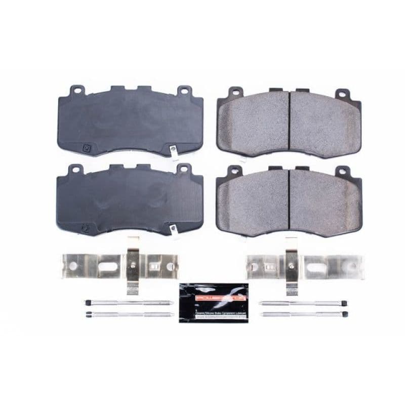 PowerStop Z23 Evolution Ceramic Brake Pads for Chevy C6 Carbon-Fiber Low-Dust
