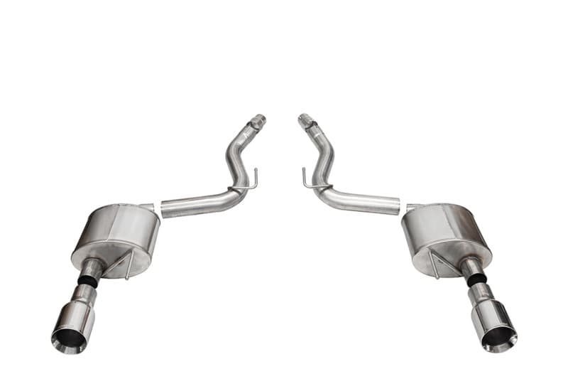 CORSA Performance Axle-Back Exhaust for 2024 Mustang GT 3.0in 304 Stainless S...