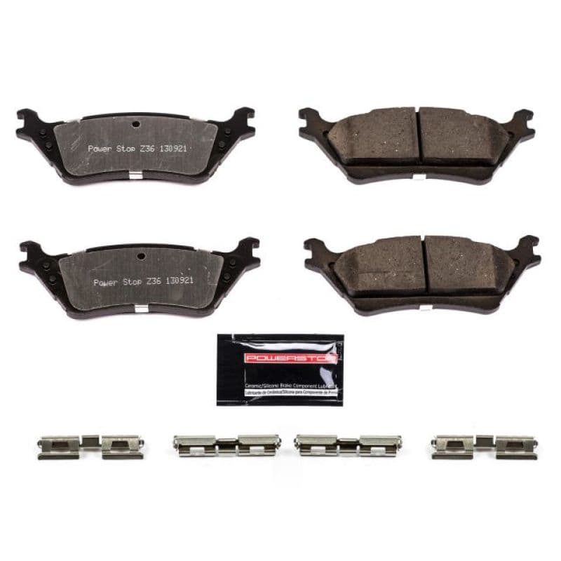 PowerStop Z36 Ceramic Truck & Tow Brake Pads for Trucks & SUVs Low-Dust Carbo...