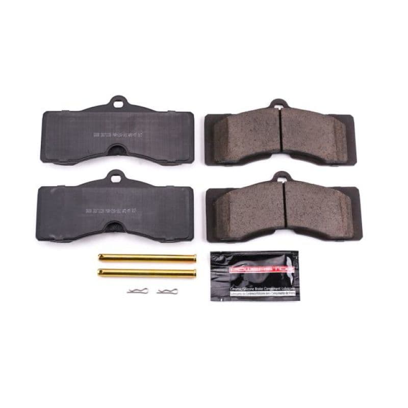 PowerStop Z23 Evolution Ceramic Brake Pads for Chevy C6 Low-Dust Carbon-Fiber
