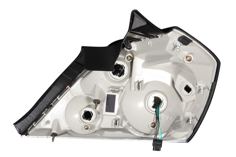 ANZO LED Taillight Assembly for 2Dr Models Clear Lens Black Housing Pair - Image 5