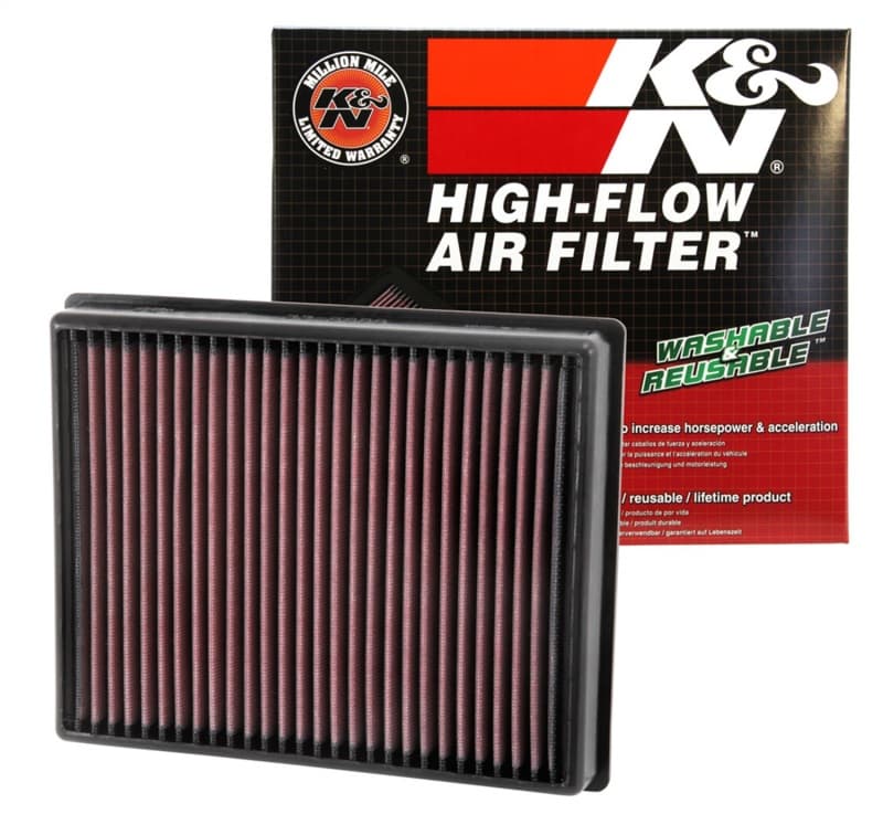 K&N Engineering Drop-In Air Filter Washable Reusable High-Flow for Universal Fit - Image 5
