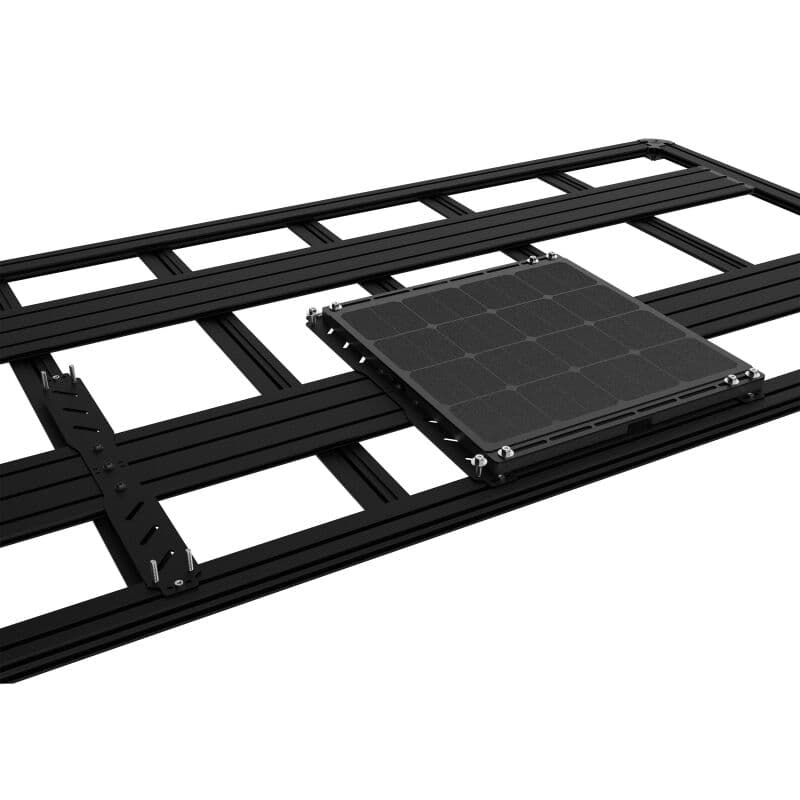 KC HiLiTES Platform One Roof Rack for Solar Panels with Shared Hardware - Image 2