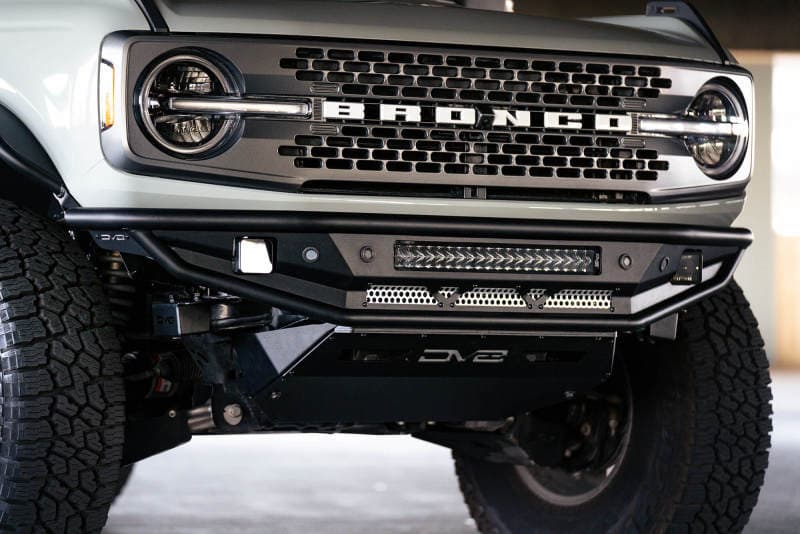 DV8 Offroad Front Bumper for Bronco Competition Series Low Profile Steel Skid... - Image 3
