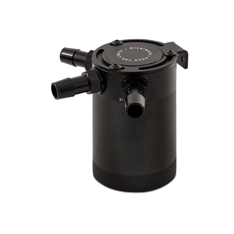 Mishimoto Compact Baffled Oil Catch Can 2-Port or 3-Port Universal Fit