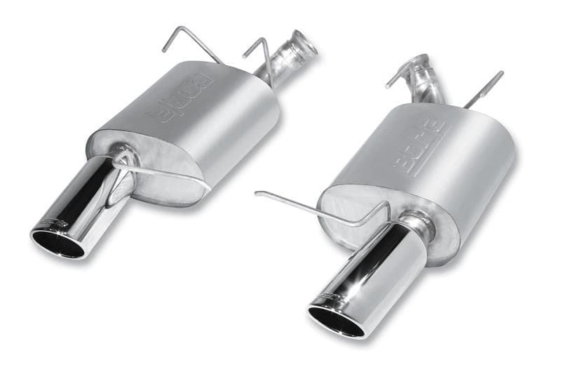 Borla Axle-Back Exhaust System T-304 Stainless Steel Chrome Tips - Image 2