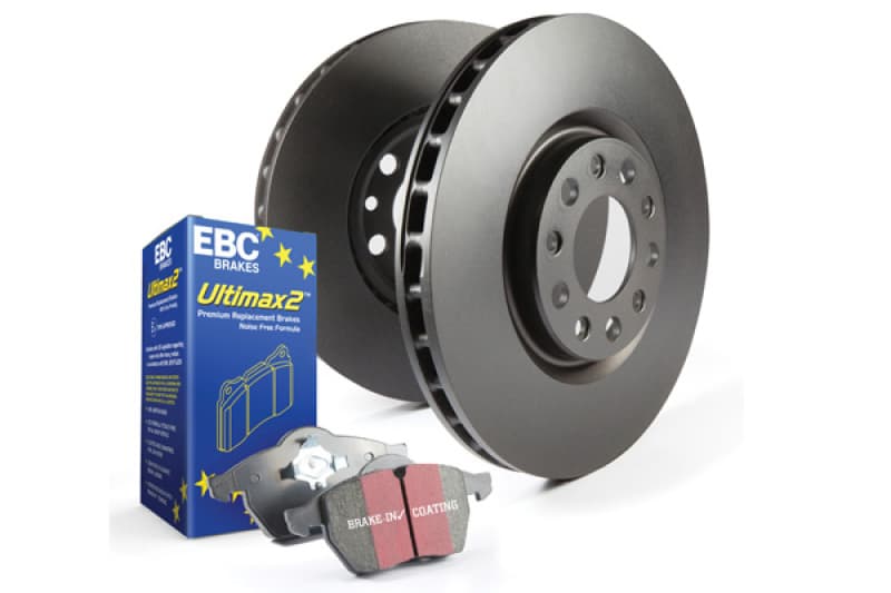 EBC Premium Rotor Set for Rear Axle Thermic Black Anti-Corrosion Coating