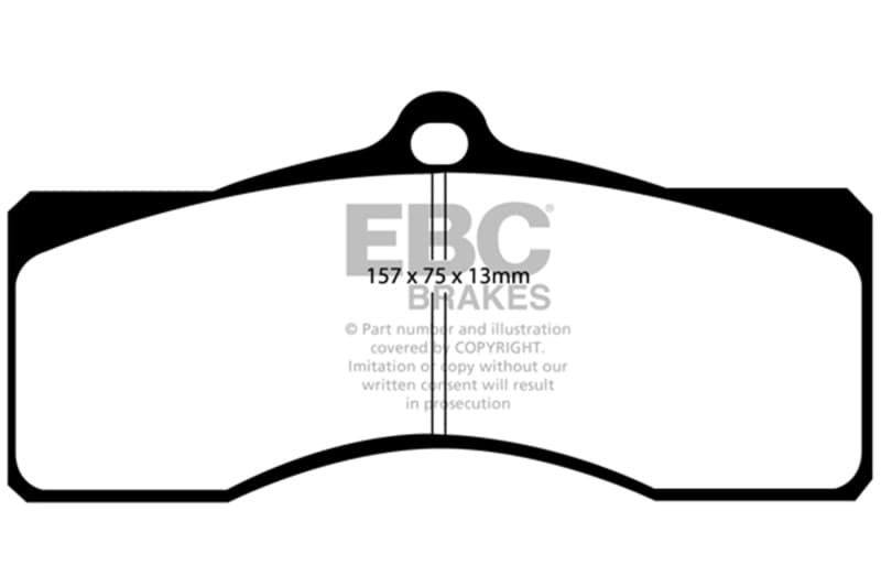 EBC Bluestuff NDX Brake Pad Set High Friction Sport & Race Material - Image 4