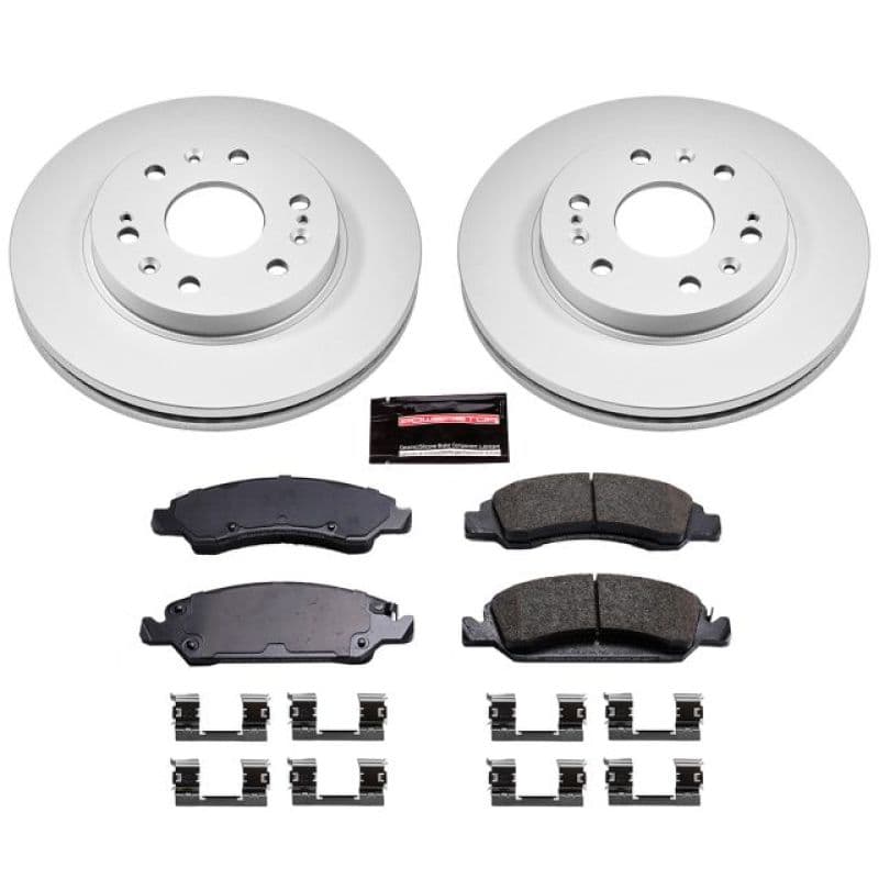 PowerStop Z17 Evolution Coated Rotor Brake Kit for Daily-Driven Vehicles