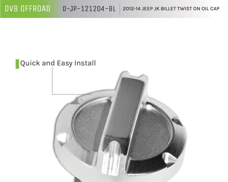 DV8 Offroad Engine Bay Caps for Jeep JK HDPE Durable Set D-JP-121204-BL - Image 4