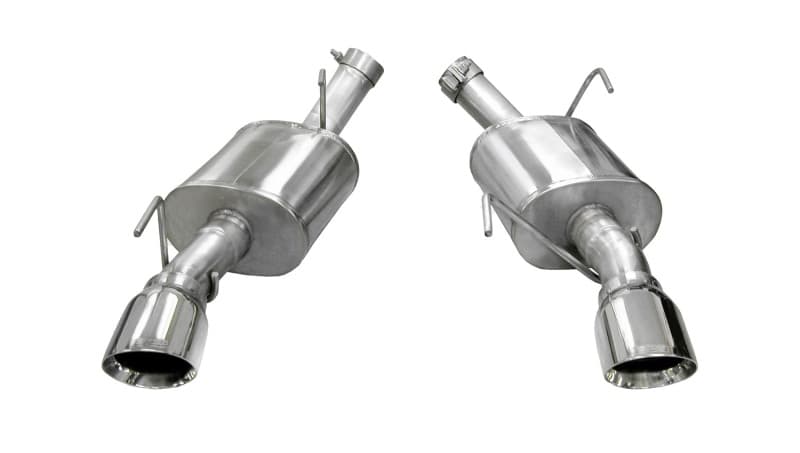 CORSA Performance Axle-Back Exhaust for Chevy C6 with Reflective Sound Cancel...