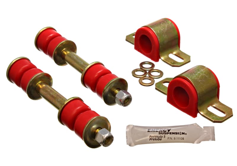 Energy Suspension Sway Bar Bushings Hyper-Flex Polyurethane Red - Image 3