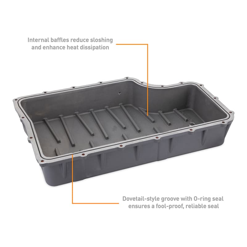 Mishimoto Aluminum Transmission Pan for Ford 6.7L Powerstroke 2011-2019 with ... - Image 4
