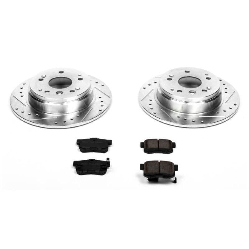 PowerStop Z23 Evolution Sport Brake Kit for Daily Driver with Carbon-Fiber Ce...