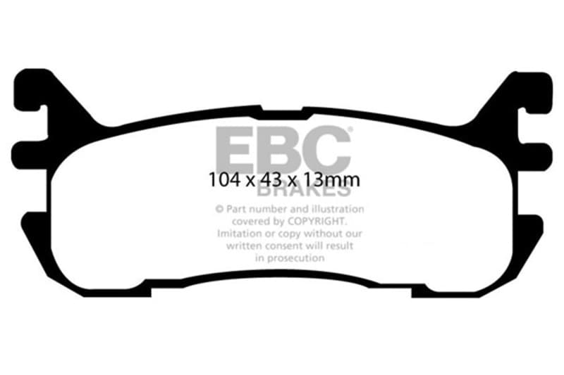 EBC Bluestuff NDX Brake Pads High Friction Sport and Race Material - Image 5