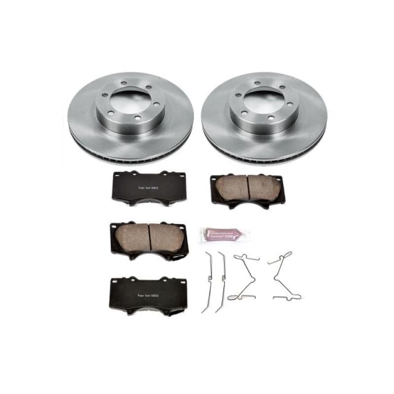 PowerStop Autospecialty Brake Kit with Z17 Ceramic Pads and Rotors