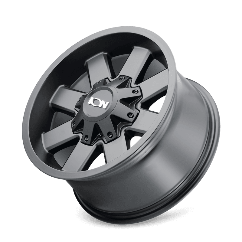 ION Wheels 141 Series 17x9 8x165.1 BP 18mm Offset Satin Black Wheel - Image 3