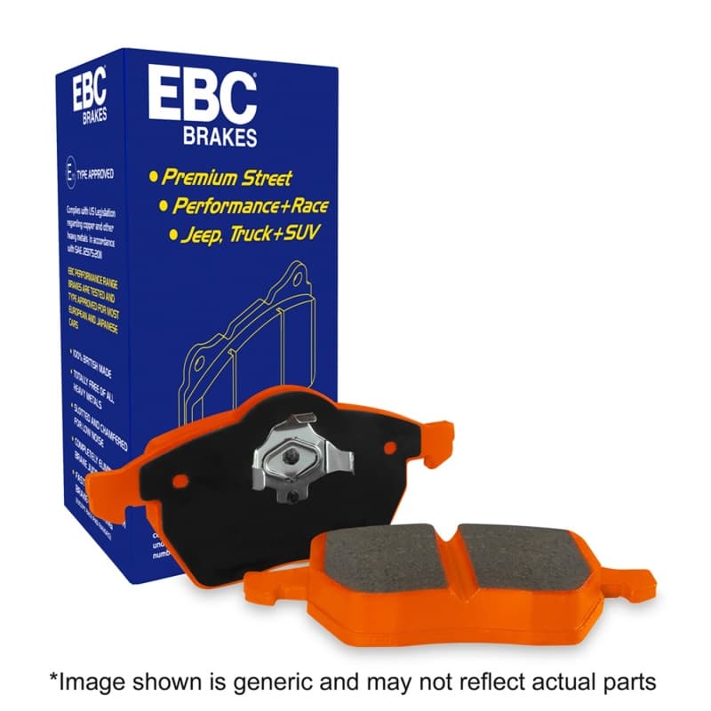 EBC Orangestuff Brake Pads for Track Use Full Race Material Intermediate-Expert - Image 5