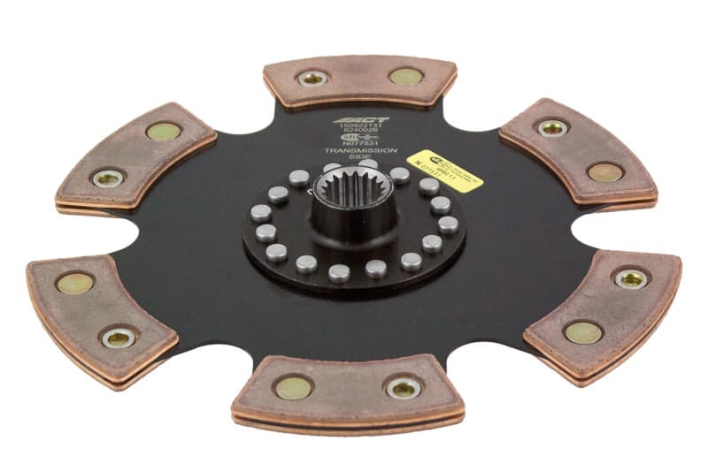 ACT Race Clutch Disc 6-Pad Rigid Ceramic Friction for Larger Clutch Sizes - Image 2