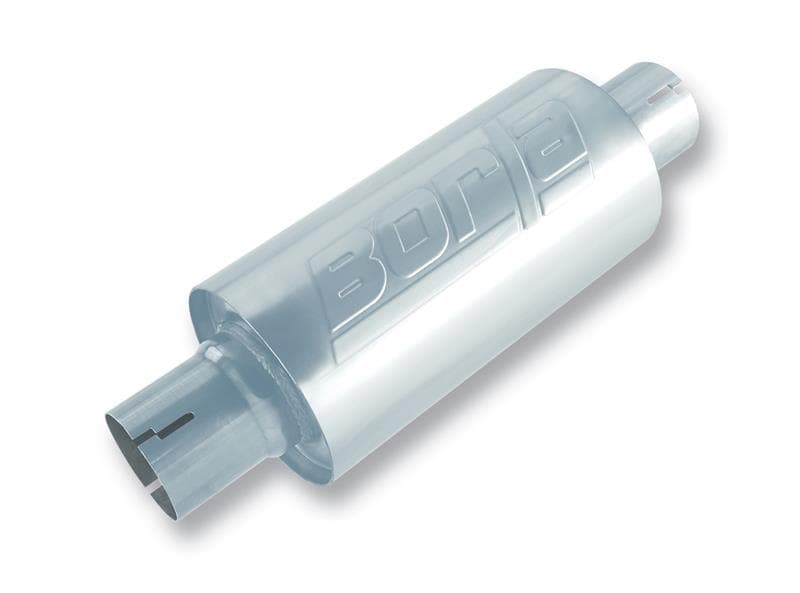 Borla Pro-XS Muffler Notched Neck Clamp-On Stainless Steel Free Flow - Image 2